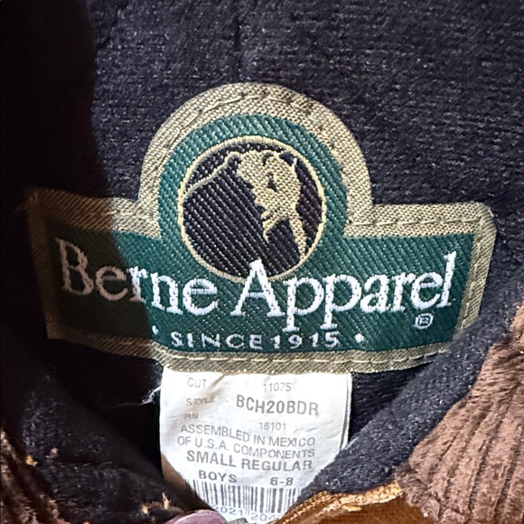 Berne Supreme Apparel Kids Brown Puffer Jacket - Picture 2 of 5